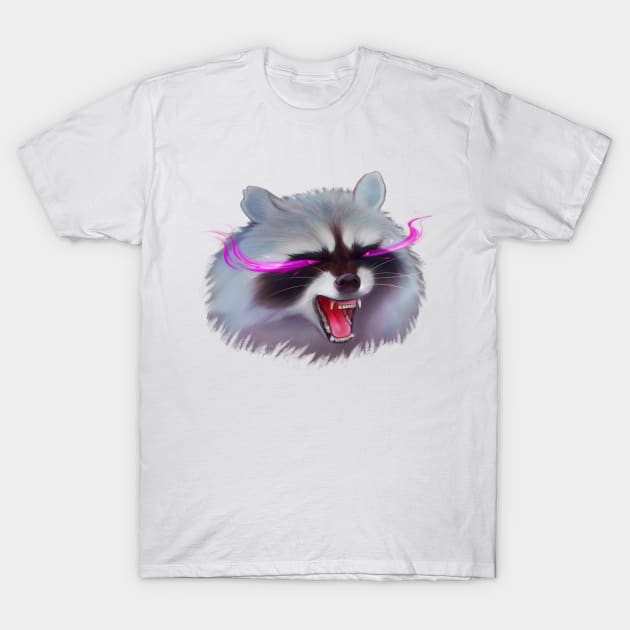 raccoon T-Shirt by Alina_XA